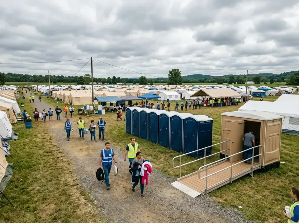 disaster-relief-camp-restrooms-010 — frequently asked questions, Dumpster & Portable Bathrooms Rental in White Pine, TN